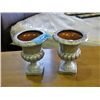 Image 1 : Pair of ceramic urn style planters