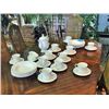 Image 1 : 40pc macasa antique white dinner ware set
