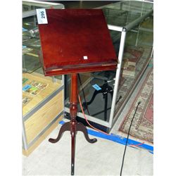 Cherry finish music stand