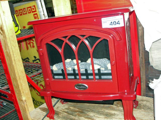 Vermillion electric fireplace heater