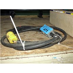 Heavy duty extention cord with 2 outlet power box