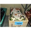 Image 1 : Box of 4 3pc hanging ceramic planter sets