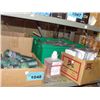 Image 1 : Shelf lot of misc new product; thread, childs