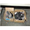 Image 1 : 2 boxes of assorted electronics, auto testers,