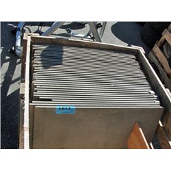 Crate of approx 1F by 3F granite slabs