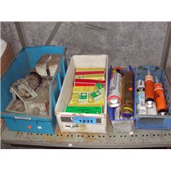 Shelf lot hardware and misc