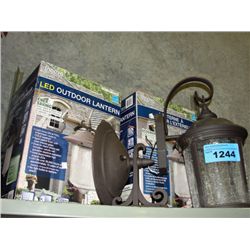 3 outdoor lanterns