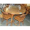 Image 1 : Maple dinette table with 4 chairs