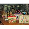 Image 1 : collection of 8 assorted hand made ladies hand