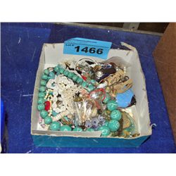 Box full of estate costume jewelery