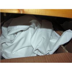 New white twin size top sheet