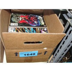 One box of vintage comics