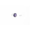 Image 1 : .925 Silver Amethyst Gemstone Cocktail Ring