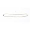 Image 1 : Hand Tied White Pearl Necklace With Filligree