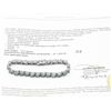 Image 1 : 14.38 Carat Emerald & Diamond Tennis Bracelet