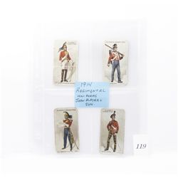 4 1914 regimental uniforms john player and sons