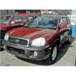 2003 Hyundai Santa Fe all wheel drive