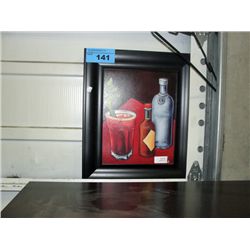 Framed rafuse print of ceasar cocktail