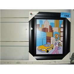 Framed print - city girl