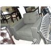 Image 3 : 3pc upholstered grey sofa set; sofa, loveseat and