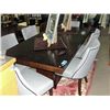 Image 1 : Contemporary double pedastol dining room table