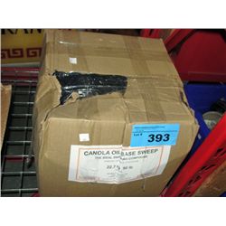 One box of canola oil based sweeping compound