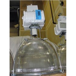 One commercial overhead shop light with balast