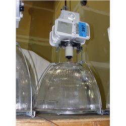 One commercial overhead shop light with balast