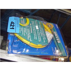 Dryer safety gas connector