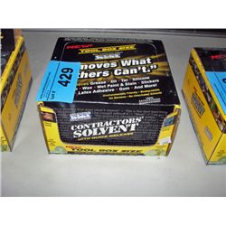 One box of contractors solvent