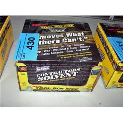 One box of contractors solvent