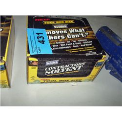 One box of contractors solvent