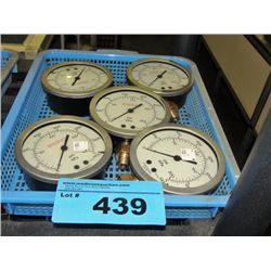 5 industrial gauges