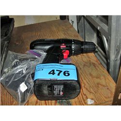 Jobmate 14.4V cordless drill with one battery and