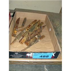 Box of jack hammer chisel bits
