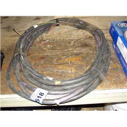 Heavy gauge black electric line