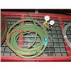 Image 1 : Oxyacetaline hose line with regulator gauge
