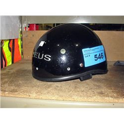 Zues extra large black motorcycle helmet