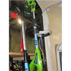 Green worx electric weed eater