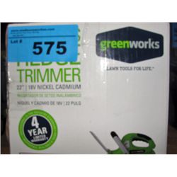 Green worx cordless hedge trimmer