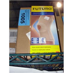 Box of 6 new futura stabilizing knee supports