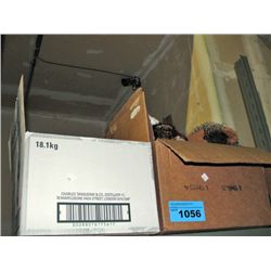 2 boxes of stuffed toy animals