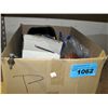 Image 1 : Box of assorted lighting, electrical and assorted