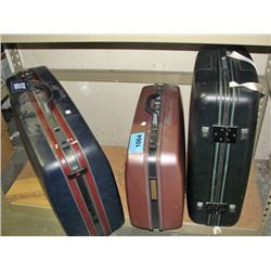 3 hardshell travellers suit cases