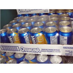 One 24pack of orangina orange drink