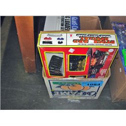 Box of childrens toys and games