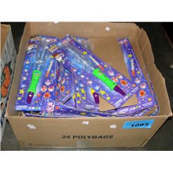 Box of full of victory flashing sticks