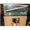 Image 1 : Aquarium set complete with cabinet