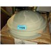 Image 1 : Lot of 7 large glass ceiling light covers