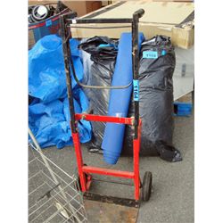 Combination 2 wheel and 4 wheel furniture dolly